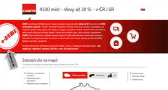 Desktop Screenshot of carte.cz